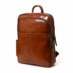 The Trek Leather backpack by VILL OKSE side view