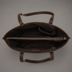 Ava Leather Tote Bag (Oak Brown Hunter)