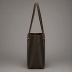 Ava Leather Tote Bag (Oak Brown Hunter)
