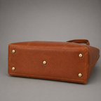 AVA LEATHER TOTE BAG ( COGNAC NAPPA )