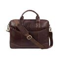 leather-laptop-bag-brown-front-with-handle-strap - VILL OKSE