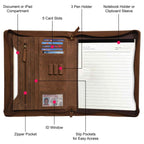leather-padfolio-organizational-features-labeled-inside - VILL OKSE