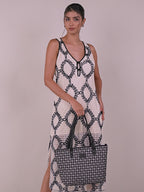 The Roma Canvas Handbag (Recycled Cheque)