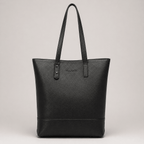 Noir Leather Tote Bag (Black Nappa)