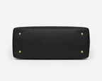 The Palmyra Leather Handbag for Women ( Black Nappa )