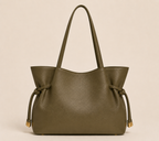 The Sandy Leather Handbag for women ( Ottoman Green )