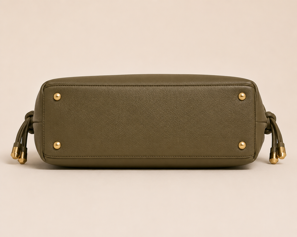 The Sandy Leather Handbag for women ( Ottoman Green )