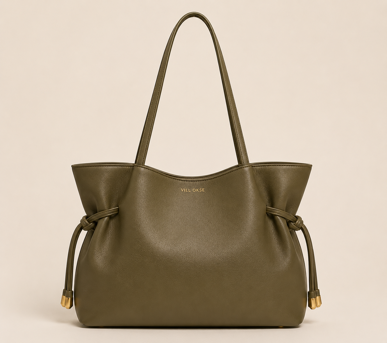 The Sandy Leather Handbag for women ( Ottoman Green )