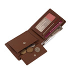 vialokas-leather-wallet-brown-open-coin-pocket-coins - VILL OKSE