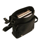 villoise-messenger-bag-side-open-view-with-books - VILL OKSE