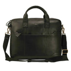 villokse-laptop-bag-black-leather-with-detachable-shoulder-strap - VILL OKSE