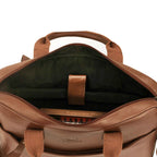 villokse-laptop-bag-open-top-view-main-compartment - VILL OKSE