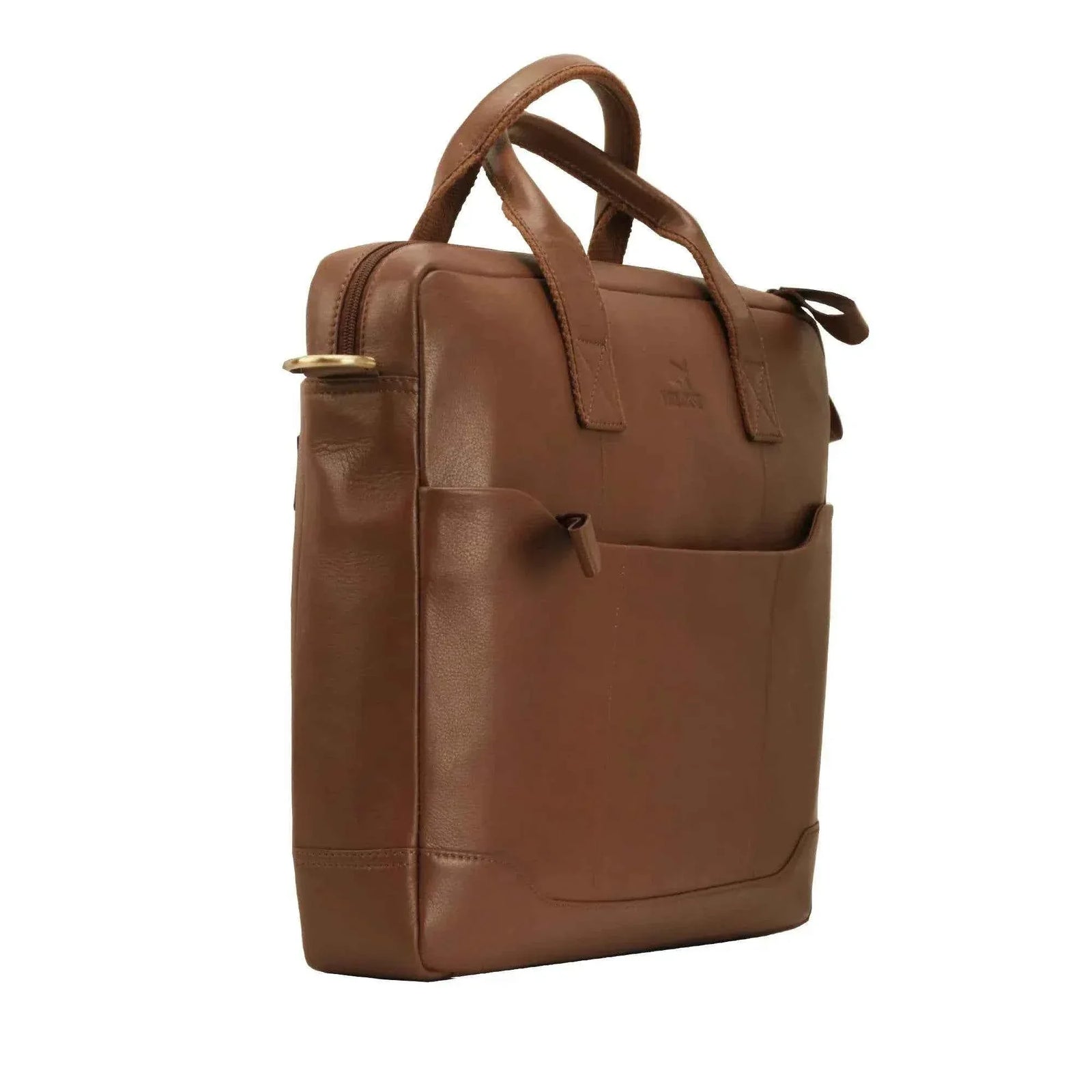 villokse-laptop-bag-side-view-zipper-closure - VILL OKSE