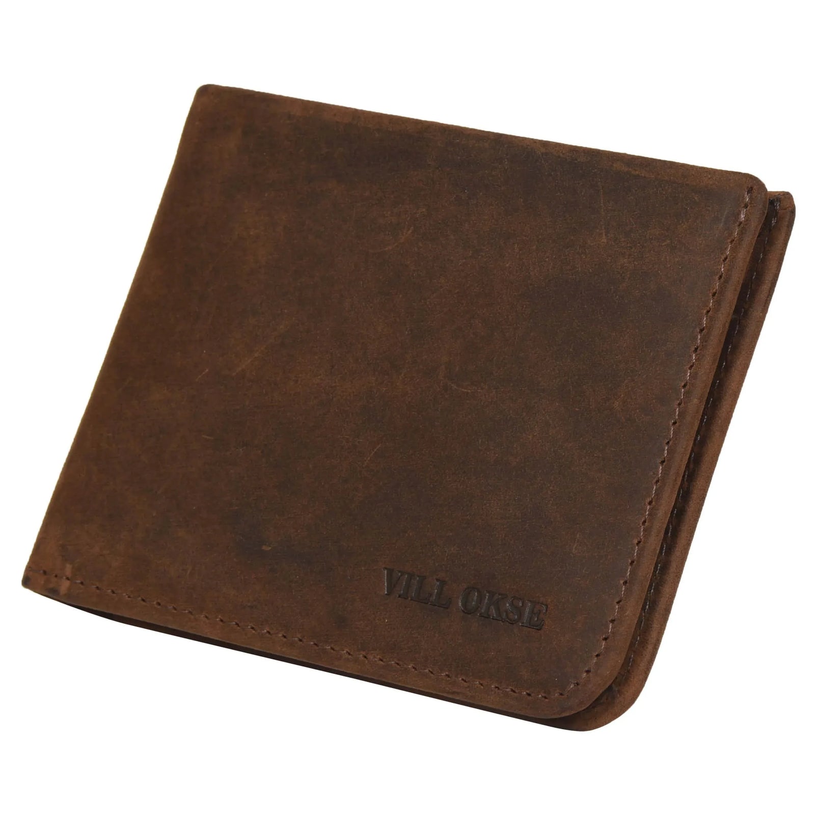 villokse-leather-wallet-genuine-leather-closed-front - VILL OKSE
