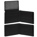 villorse-leather-wallet-black-open-card-slots - VILL OKSE