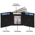 villorse-leather-wallet-id-window-currency-compartment - VILL OKSE