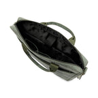 viloa-laptop-bag-green-leather-open-top-inner-lining - VILL OKSE
