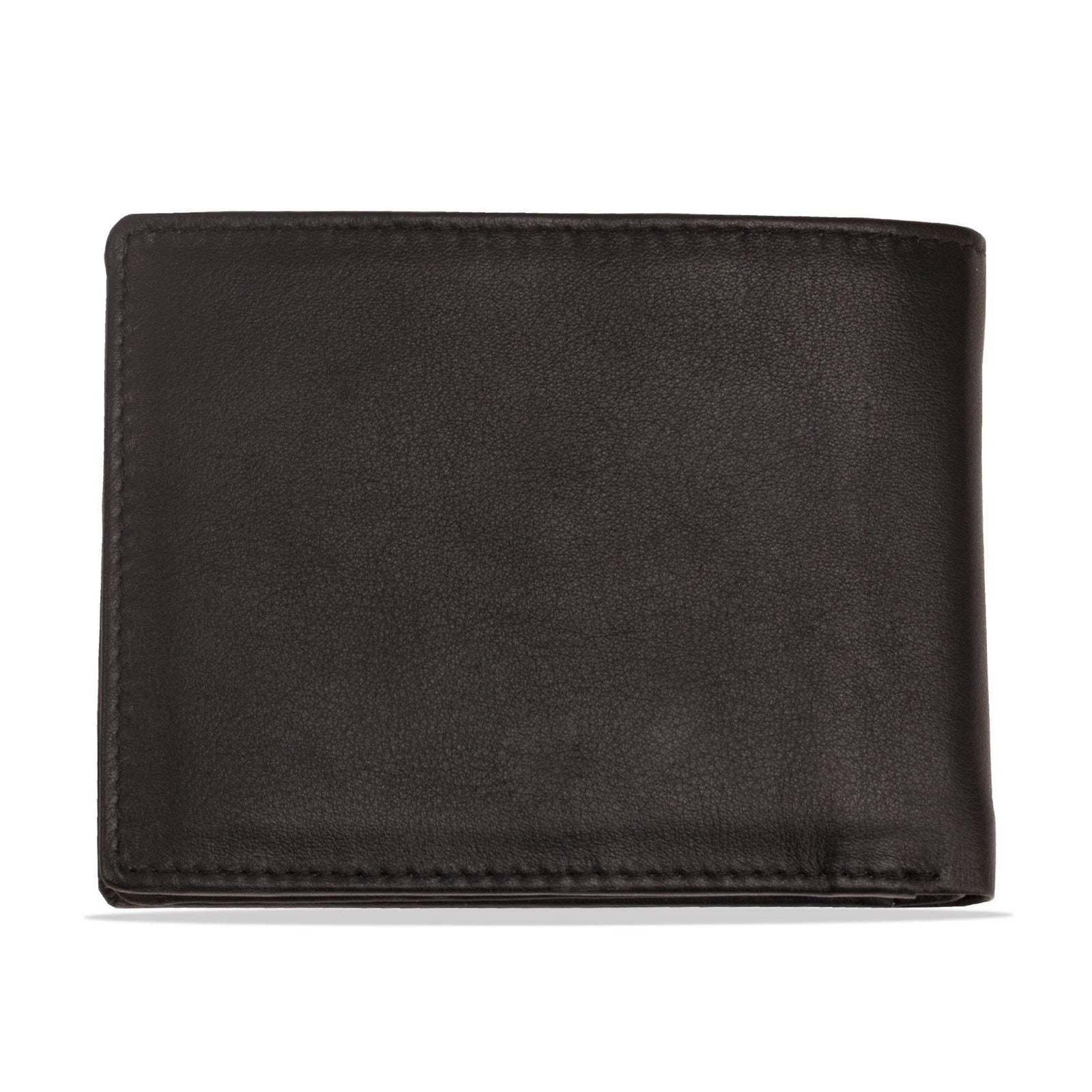 vilrose-leather-wallet-black-closed-back-view - VILL OKSE