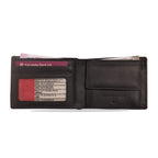 vilrose-leather-wallet-black-opened-id-card-slot - VILL OKSE