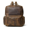 The Barclay - Genuine Leather Backpack - Oak Brown Hunter - VILL OKSE