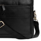 wildcase-nappa-leather-laptop-bag-closeup-zipper-front-pocket - VILL OKSE