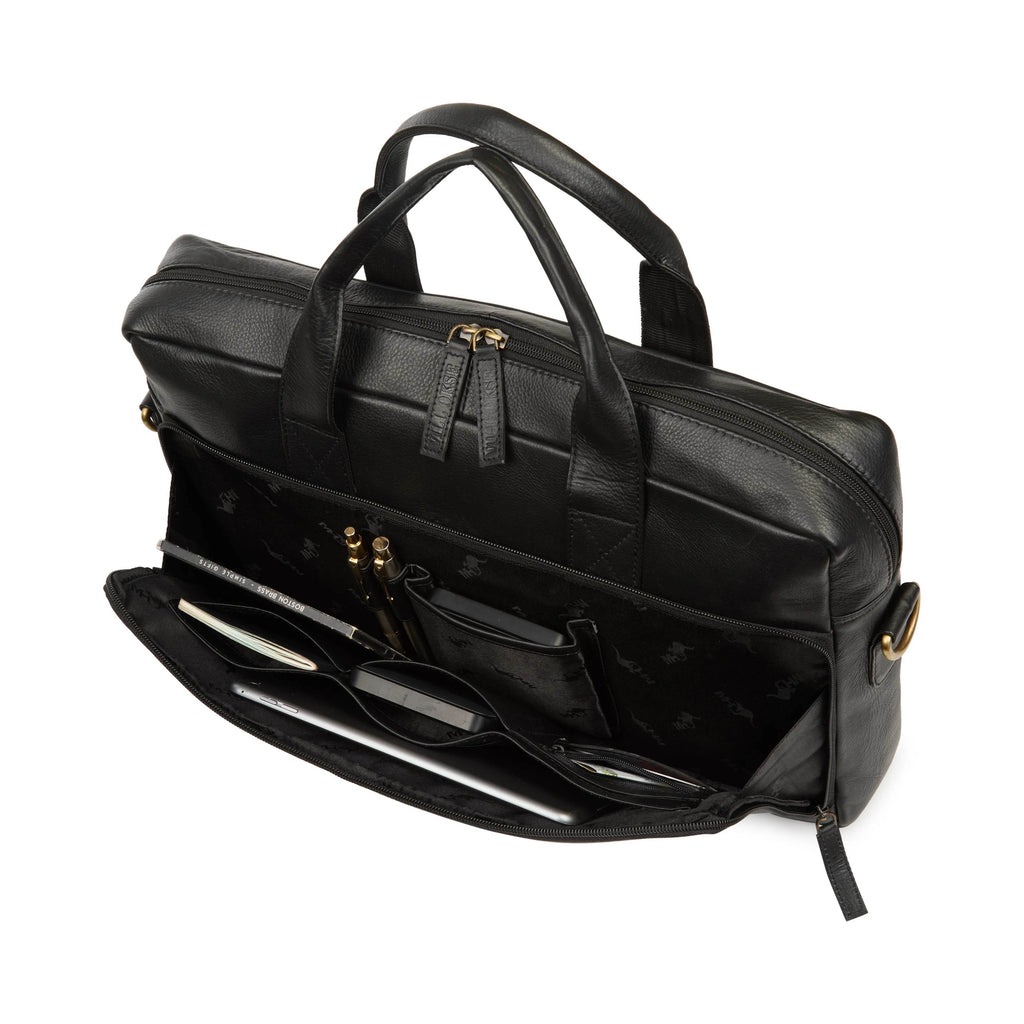 wildcase-nappa-leather-laptop-bag-open-front-compartment - VILL OKSE