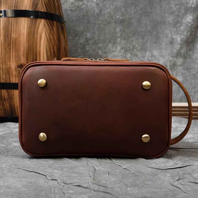 cognac VT toiletry bag