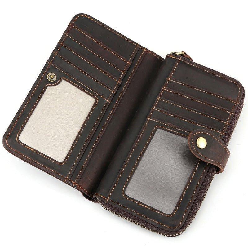 The Jill Leather ladies wallet ( Brown Waxy Hunter)